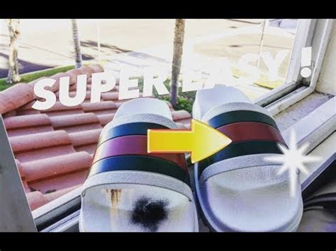 how to clean gucci flip flops|gucci flip flops rap genius.